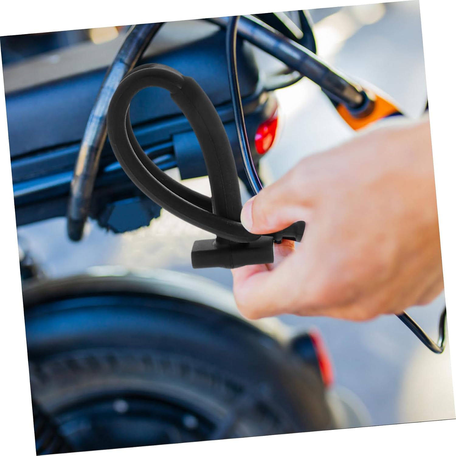 GLEAVI Motorcycle Kickstand Strap for Side Stand Support Durable Slip Resistant Design Easy Replacement for Various Models Suitable for Motorcycles and Electric Scooters