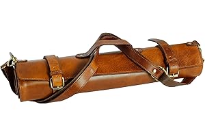 Personalized Leather Knife Roll Storage Bag: The Epitome of Culinary Organization