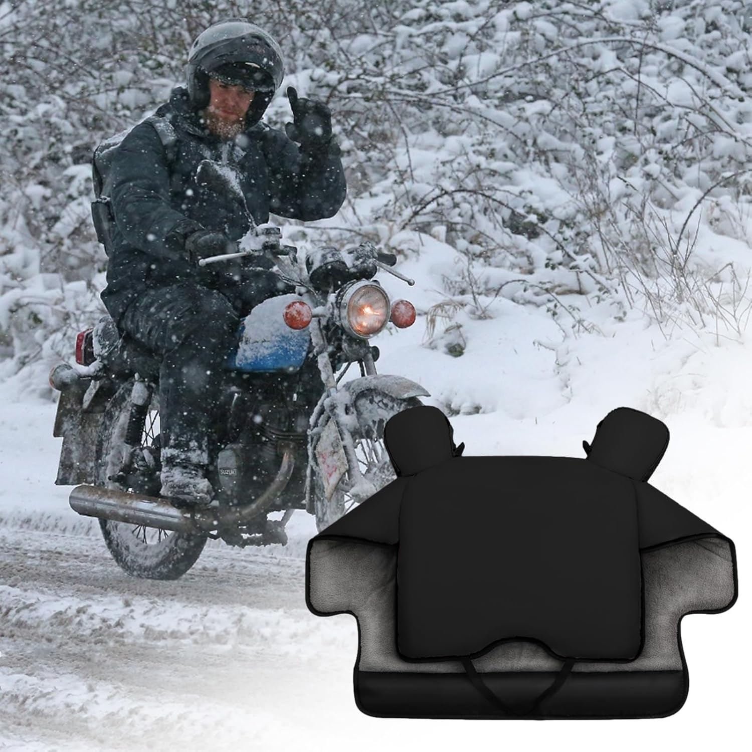 Copri Pantaloni Moto Invernali Trapunta Antivento E Impermeabile