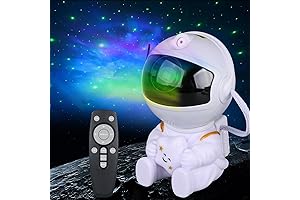 8-Mode Astronaut Star Projector for Kids—Galaxy Light with Remote Control
