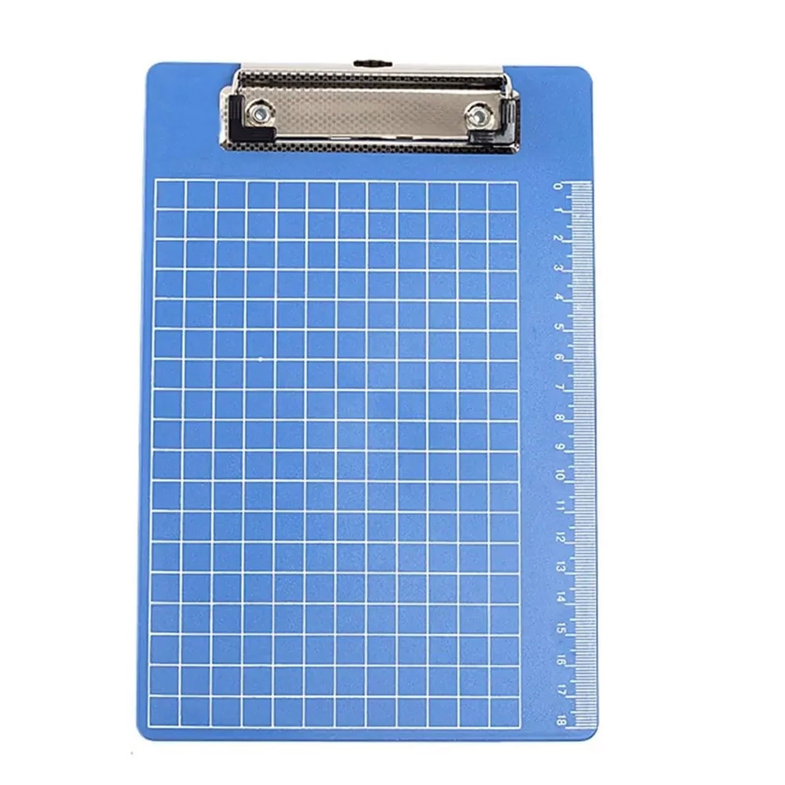 Lot de 6 planchettes à pince en plastique A6 avec clip en métal - Fichier polyvalent pour le bureau, l'école et la gestion des factures