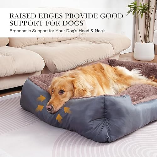 Miniatura 2 de Camas grandes para perros, cama para mascotas para perros grandes, cómoda cama para perros lavable a máquina de hasta 305090100 libras