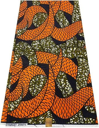 Amazon.com: African Polished Wax Ankara Wrapper-Sell by 6 Yards - 100% ...