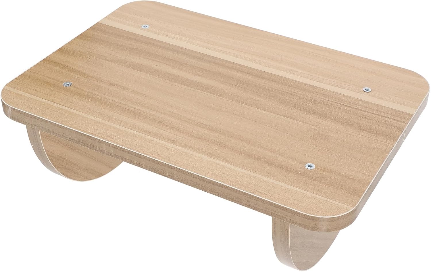 Lurrose Wooden Under Desk Footstool Medium 34X24Cm Ergonomic Rocking Footrest for Office Work Posture Correction and Leg Support Random Color Random Color