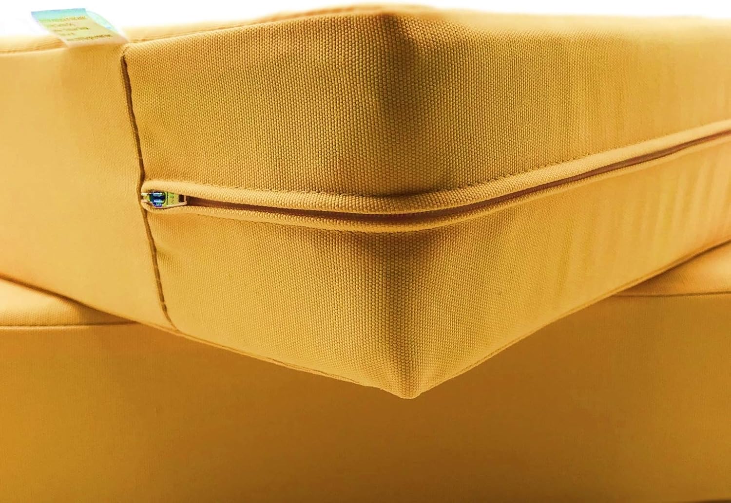 CozyLounge Sunflower Yellow Outdoor Water Repellent Patio Chair Cushion Seat Pillow Covers (20"x18"x4" (2 Covers))