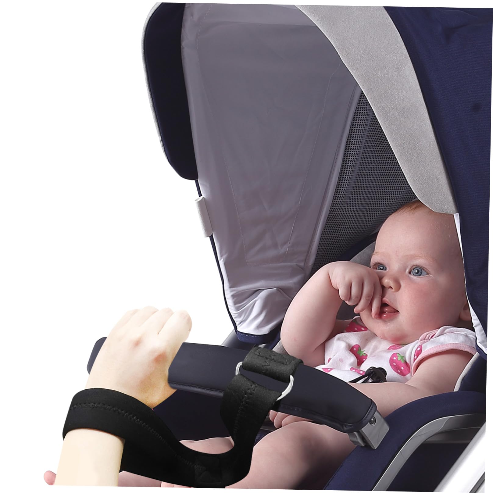 Bracelet de Sécurité pour Poussette Néoprène Antidérapant Sangle Poignet pour Poussette et Chariot de Chute pour Garçon Fille