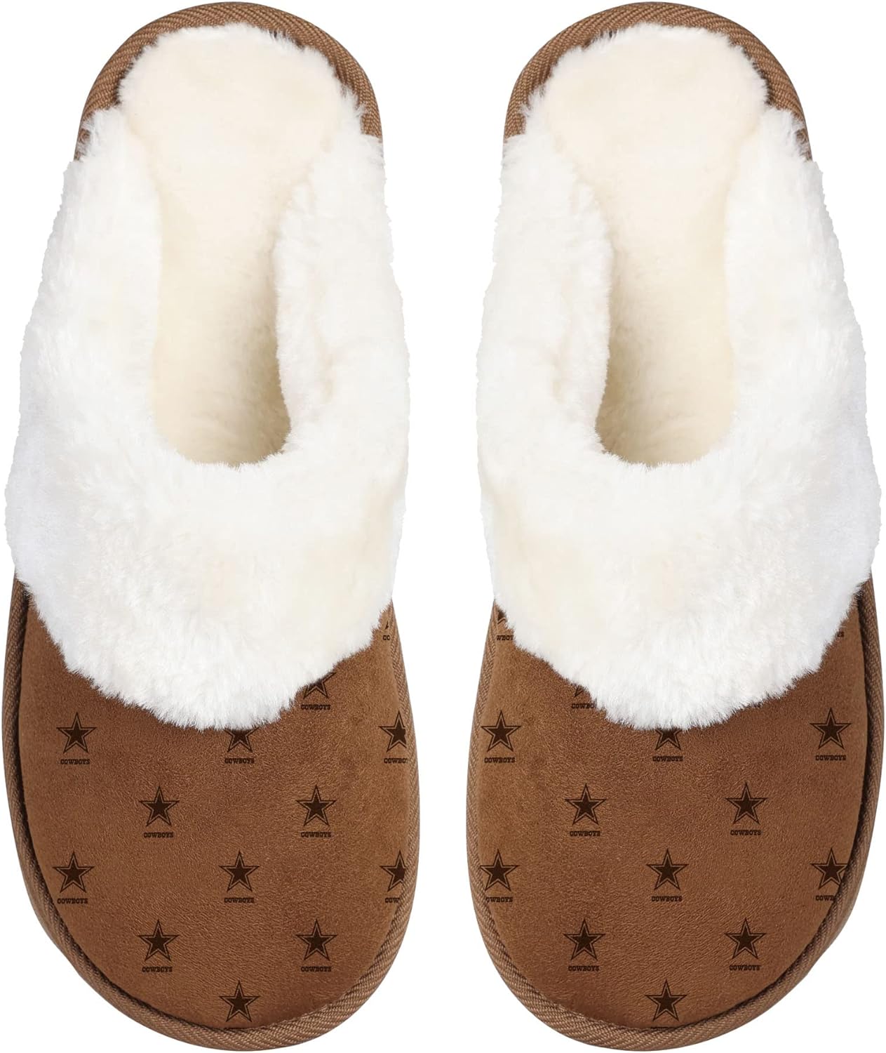 FOCO Women's NFL Repeat Logo Ladies Fashion Moccasin Slippers - Image 3