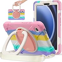 Vista 15 de Funda resistente para Galaxy Tab S10 Ultra 2024/S9 Ultra 2023/S8 Ultra 2022, funda híbrida resistente con soporte para S Pen, funda a prueba