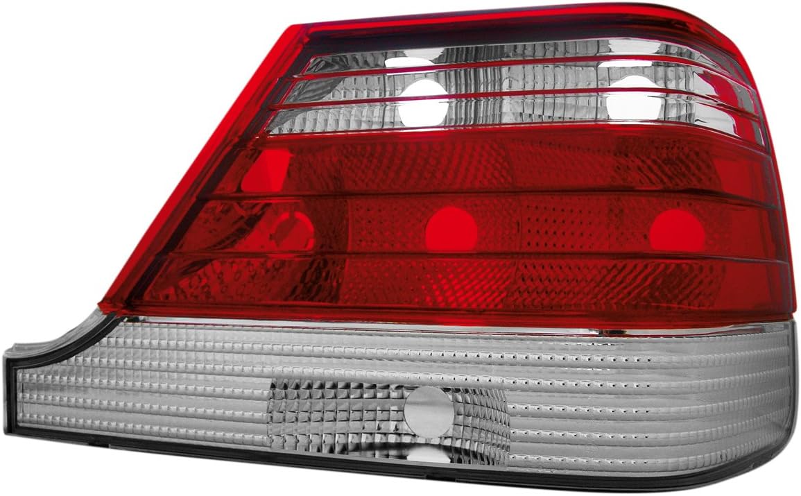 RMB11RC Rear Tail Light for -Benz W140 S-Class 1997-1999 (Red/Crystal)