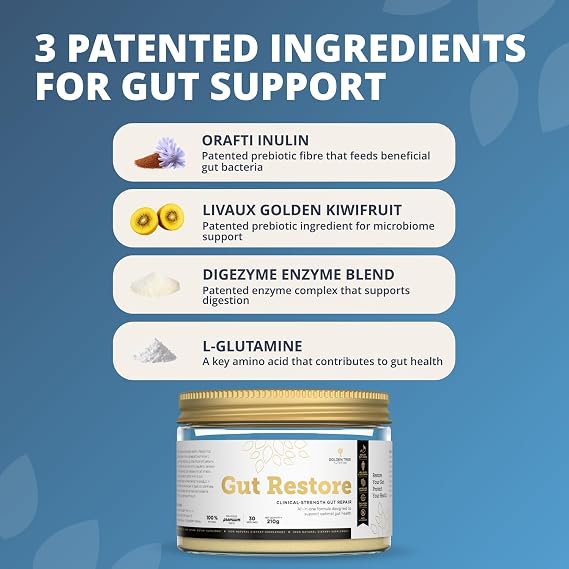Golden Tree Gut Restore – Gut Health Powder, 225 g
