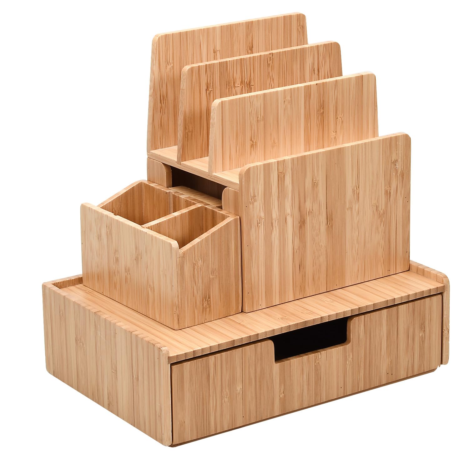MobileVision Mehrzweck-Organizer und Kombi, drehbar Bamboo Office Set