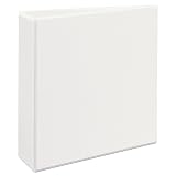 Avery Heavy-Duty View 3 Ring Binder, 3" One Touch Slant Rings, Holds 8.5" x 11" Paper, 1 White Binder (05604) – view 4