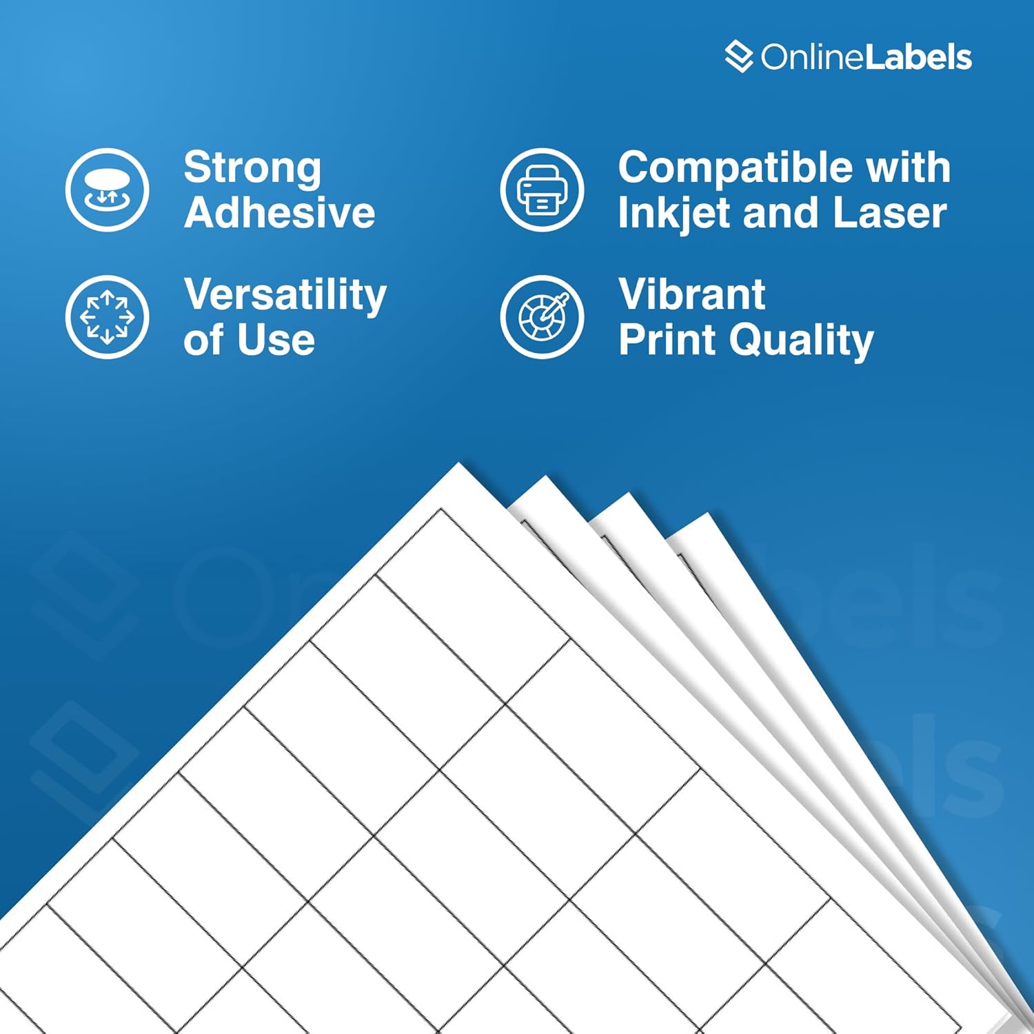 2 x 1 Rectangle Barcode Labels - Pack of 4,000 Labels, 100 Sheets - Inkjet/Laser Printer - Online Labels