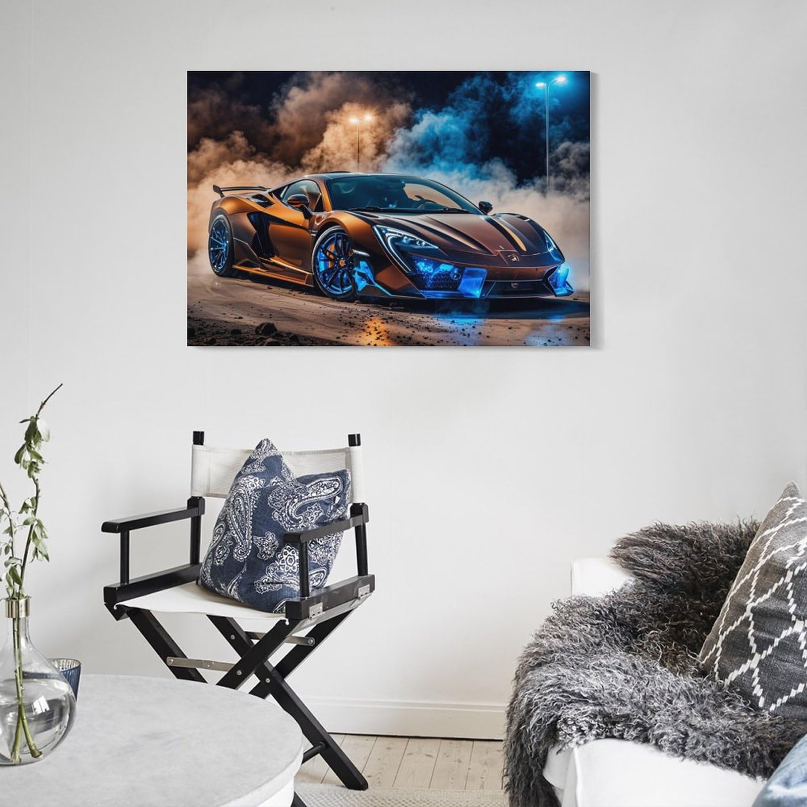 絵画 インテリア アート パネル 装飾 車 スポーツカー プレゼント 赤 5パネル 全幅150cm : 車  ポスター、ファッショナブルな車、はたらく車，スポーツカー、スーパーカー、自動車、レーシングカー、モダンな絵画スタイルの装飾インテリア ポスター  (20) キャンバス 芸術 ポスター 壁アート 画像 印刷 現代 寝室 装飾 ポスター