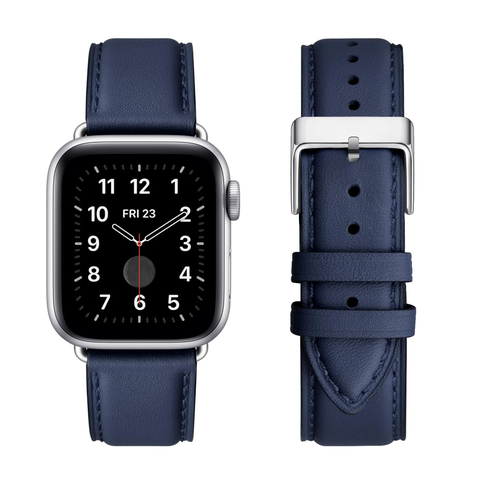Genuine Leather Band Compatible with Apple Watch Bands for men Office
