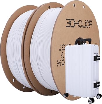 3DHoJor PLA+ 3D Printer Filament Cold White,2KG