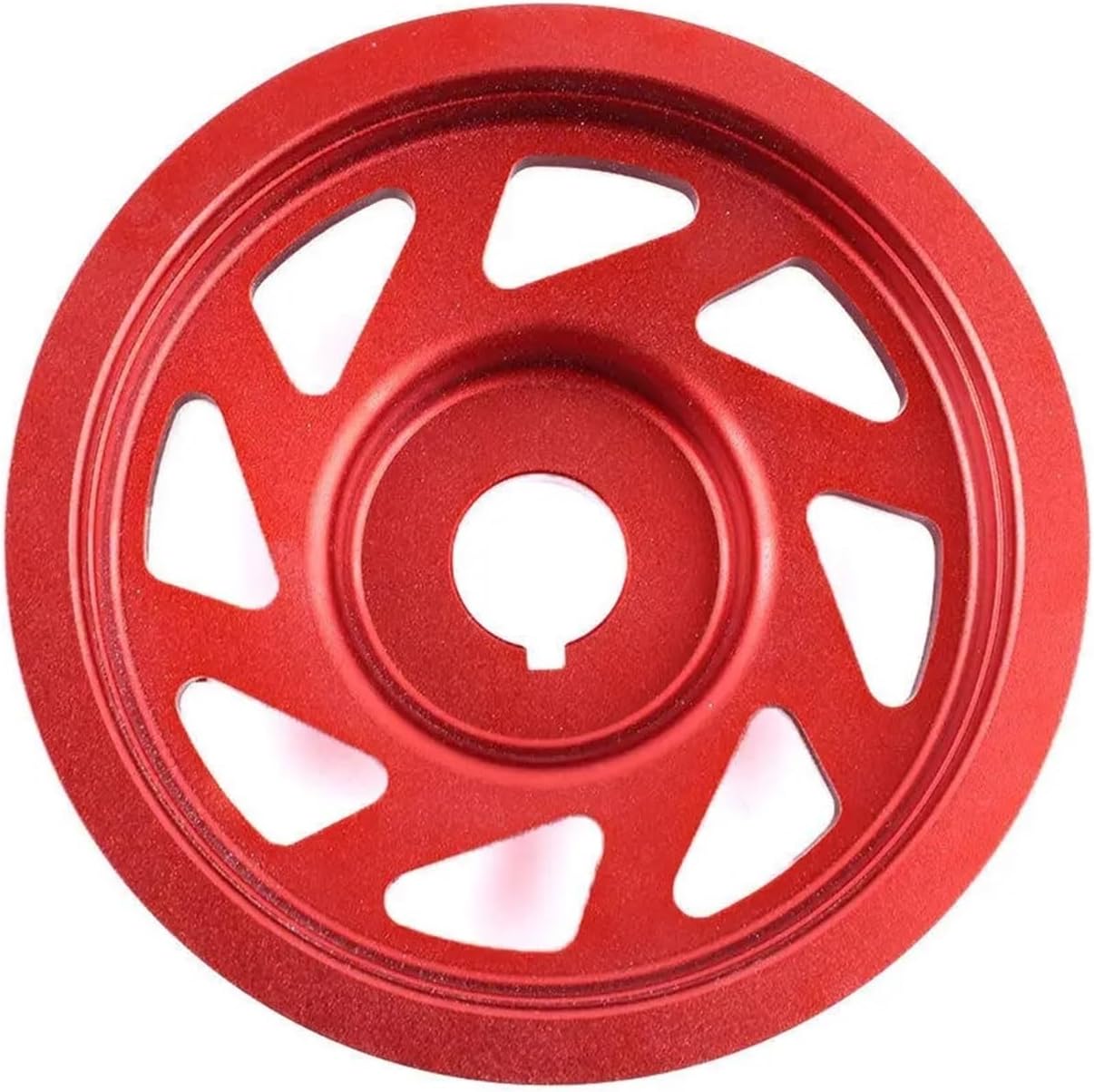 Racing Crankshaft Crank Pulley Fit for Subaru Impreza WRX Sti Aluminum Black Light Weight Crankshaft Pulley