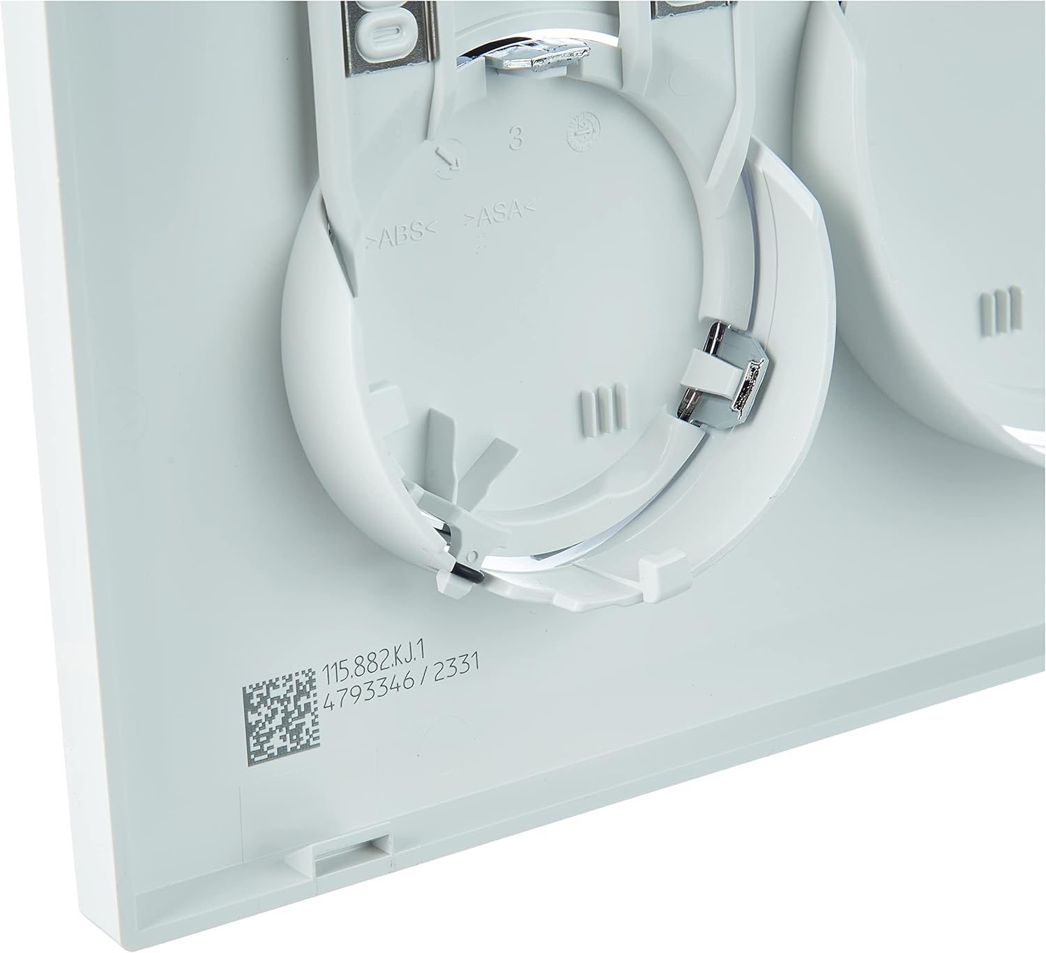Geberit G115882KJ1 Sigma 20 Dual Flush 1.6 / .8 GPF Actuator Plate White/Polished Chrome