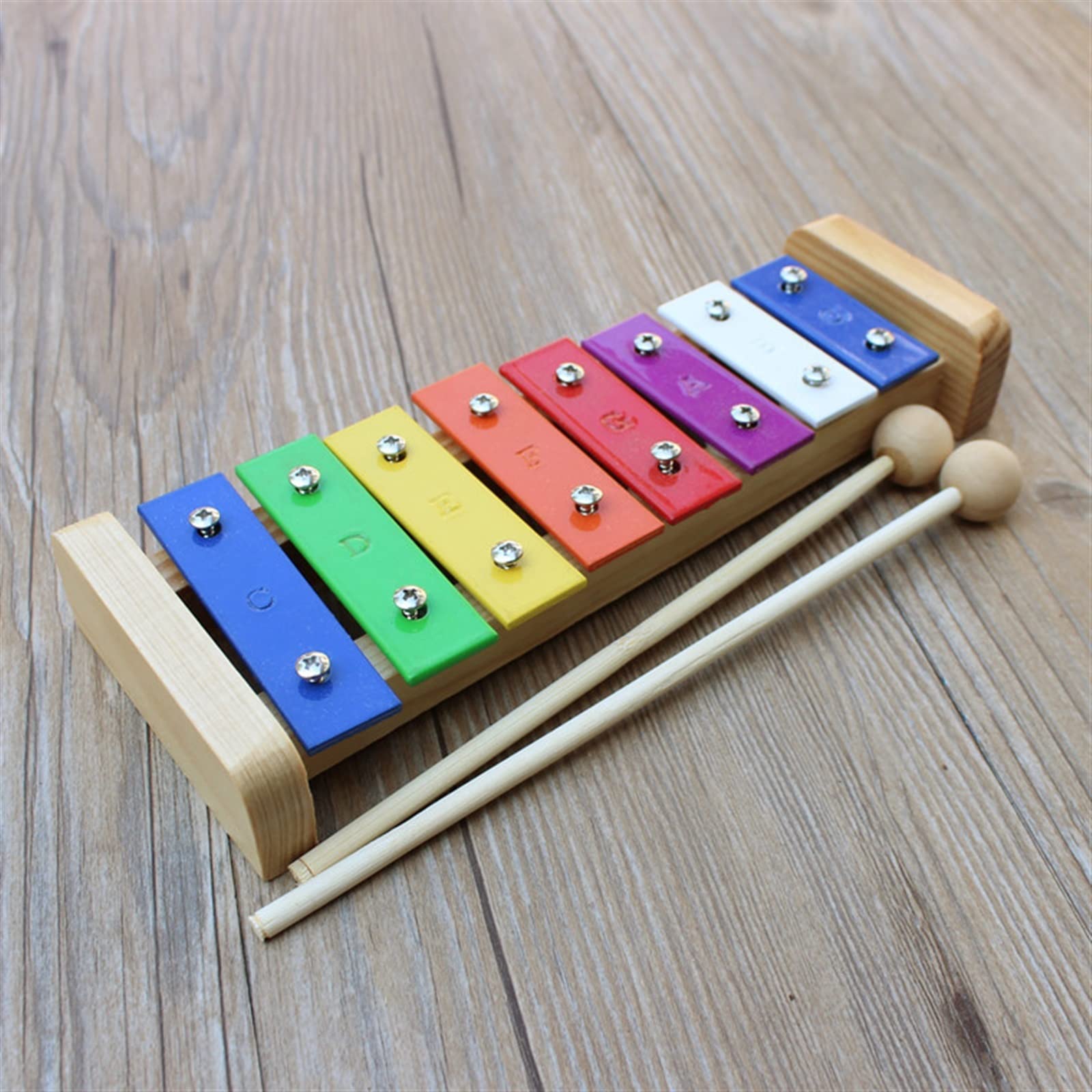 Percussão Musical Piano In Alluminio A 8 Toni Strumento A Percussione Per Pianoforte Pezzo Colorato Mano Bussare Musica Illuminazione Sussidi Didattici Grande Pianoforte A Otto Toni Xilofoni