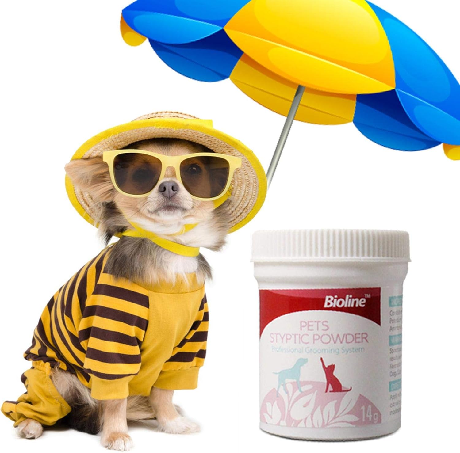 Pet Styptic Powder, Antiinflammatory and Anti Analgesic Powder for