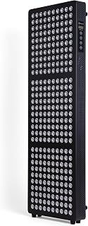 Makiuri Red Light Therapy Lamp | LED Light Therapy Panel for Face & Body | Infrared & Red Light in 5 Wavelengths | Supports Relaxation, Skin Appearance & Overall Wellness | Neptune (Black 300 LED)