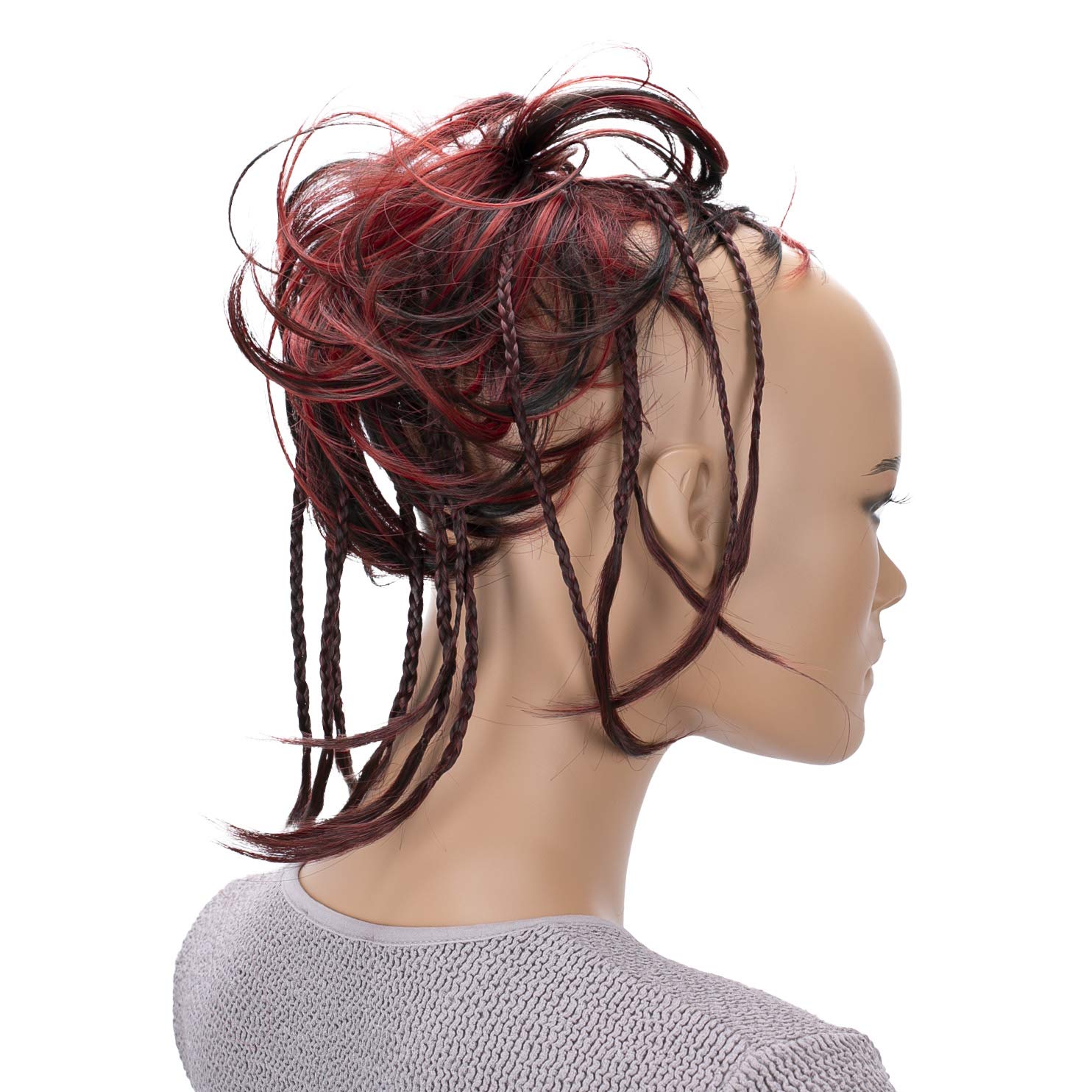 mélange brun foncé rouge #2H113A G28D