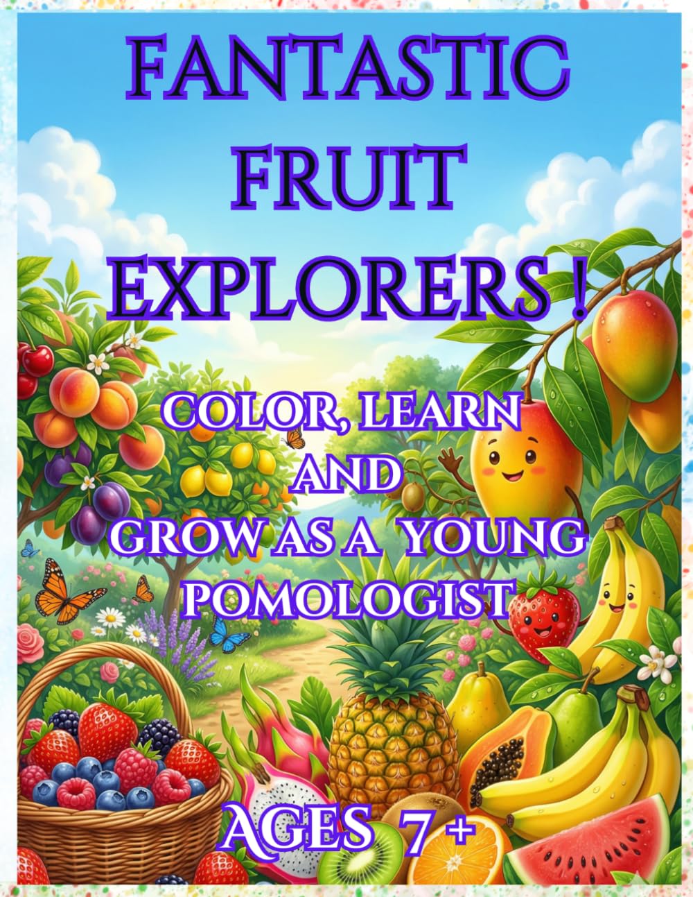 FANTASTIC FRUIT EXPLORERS !: color, learn and grow as a young pomologist