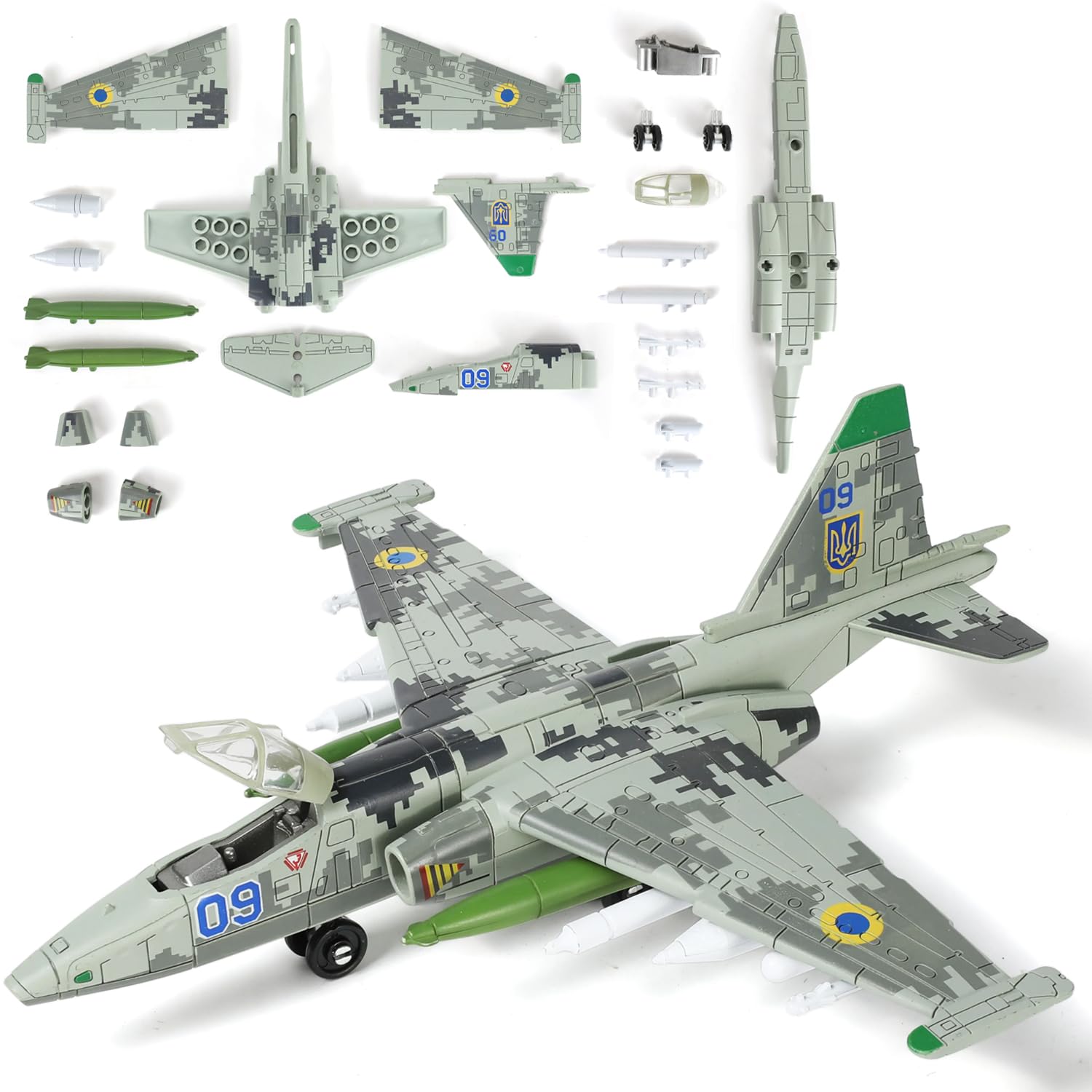 Amazon.com: SEBUNAS 1:72 Scale SU-25 Frogfoot Highly Detailed