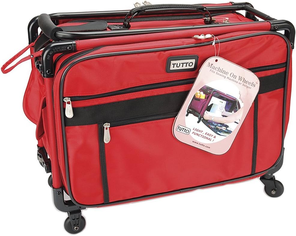 Mascot Metropolitan Tutto Machine Case On Wheels Medium 20in Cherry Red, Medium/20, Lime