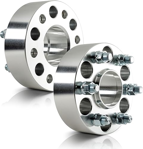 Miniatura 2 de Customadeonly 2 espaciadores de rueda centrados en cubos de 2 pulgadas (1.969 in) de 6 x 5.5 6 x 139.7 paso de 14 x 1.5 compatibles con Ram 1500