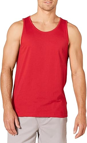 Vista 31 de Yaxa Essentials Camiseta sin mangas slim fit para hombre - Ropa casual