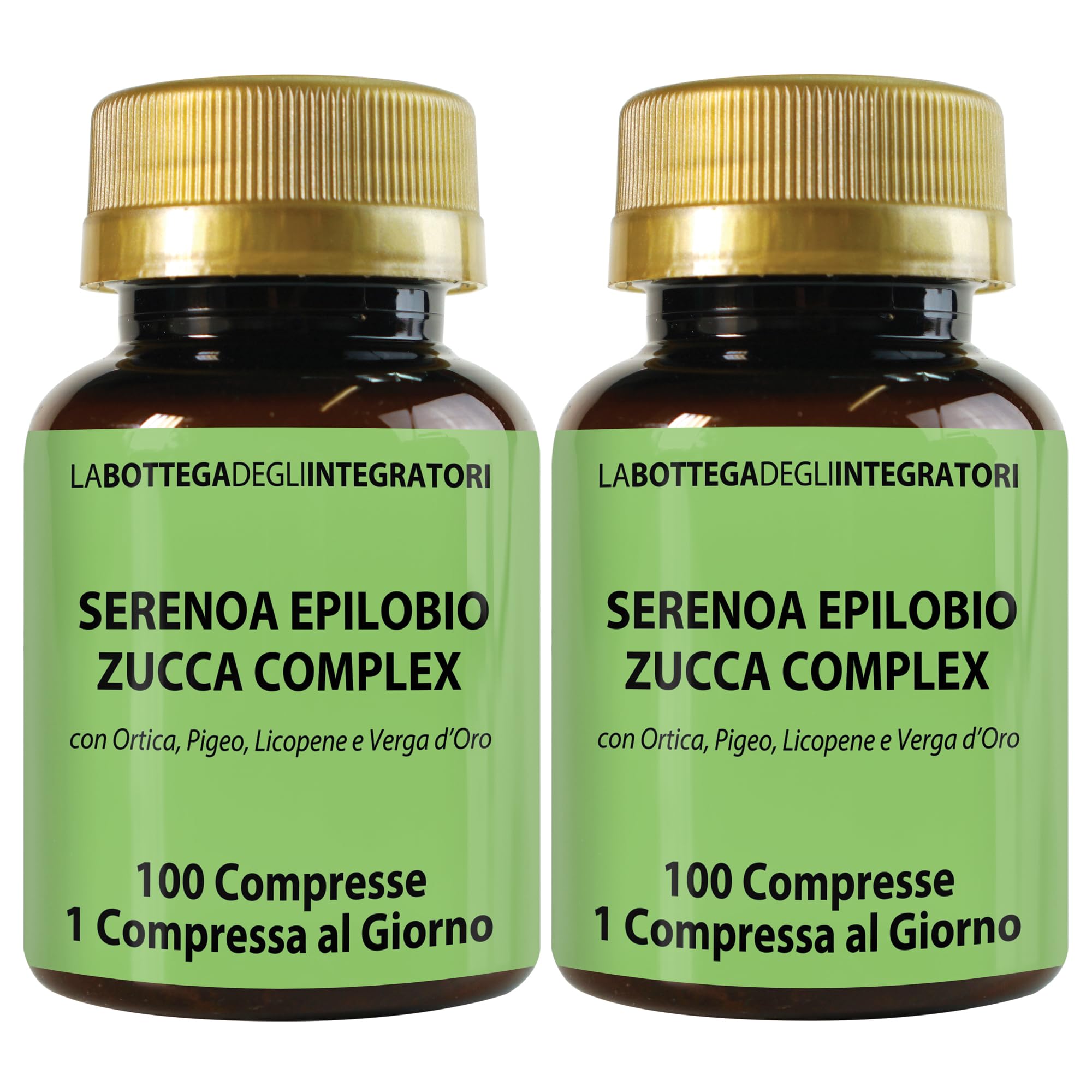 Serenoa Epilobio Calabaza Complex con Ortiga Pygeum Africanum Licopeno y Vara Dorada 200 Comprimidos, 1 al día | Suplemento para la próstata y el tracto urinario
