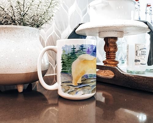 Miniatura 4 de Caroline's Treasures SS8003CM15 Chow Chow - Taza de café de cerámica apta para lavavajillas, apta para microondas, 15 onzas, multicolor