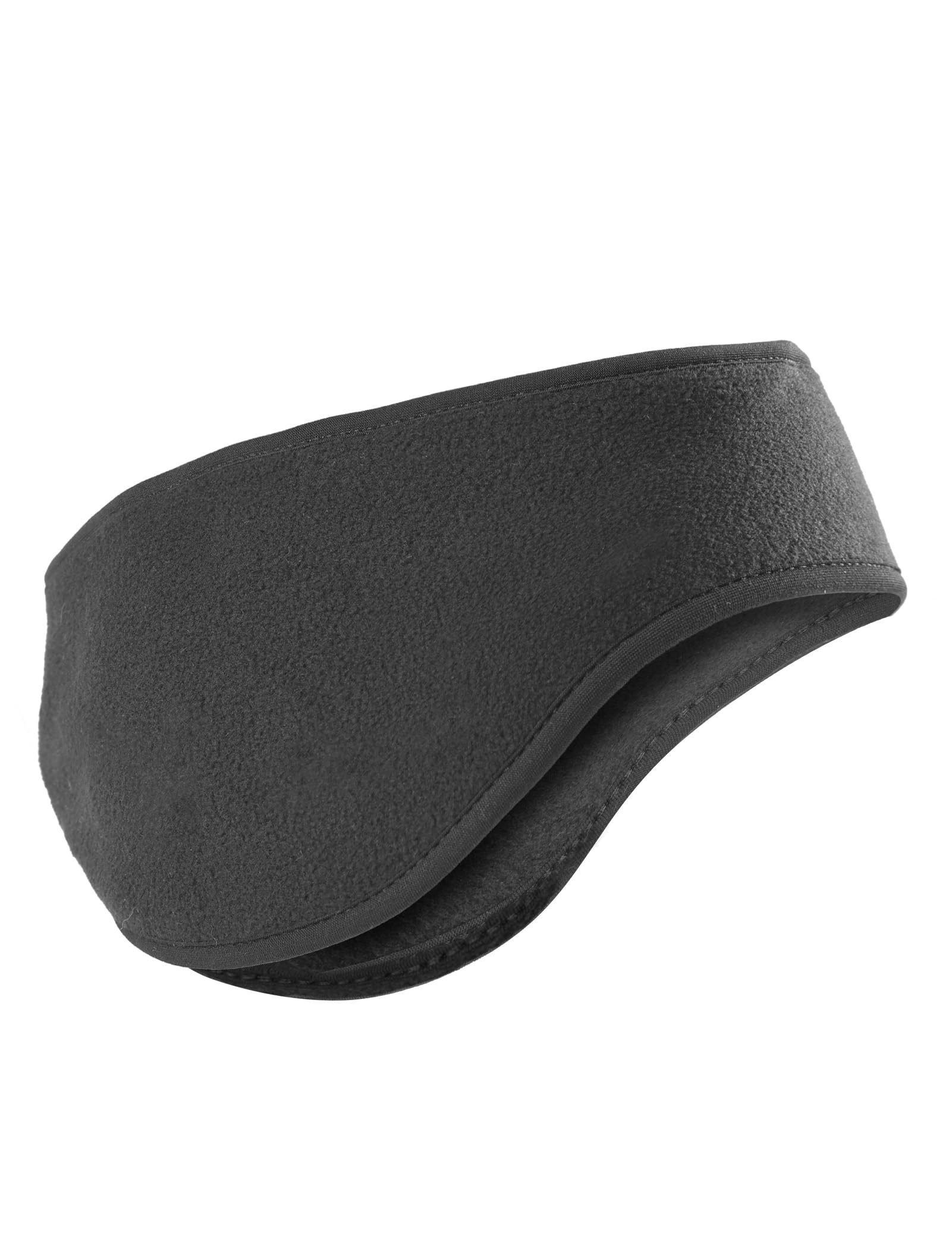 Buauty Winter Ear Warmers For Women & Man Fleece Grey Headband Earmuffs Running Gear Covers For Cold Weather Cycling Winter Accessories