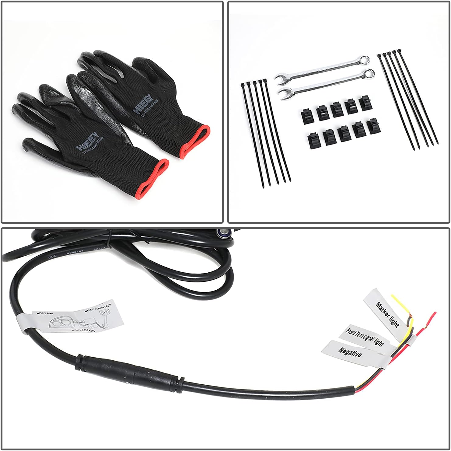 DNA Motoring MIRROR-HAY-010-CH Arrow-Pattern LED Sequential Turn Signal Manual Side Hood Mirror Compatible with 11-21 Kenworth T680 / Peterbilt 579 587,1 Pair
