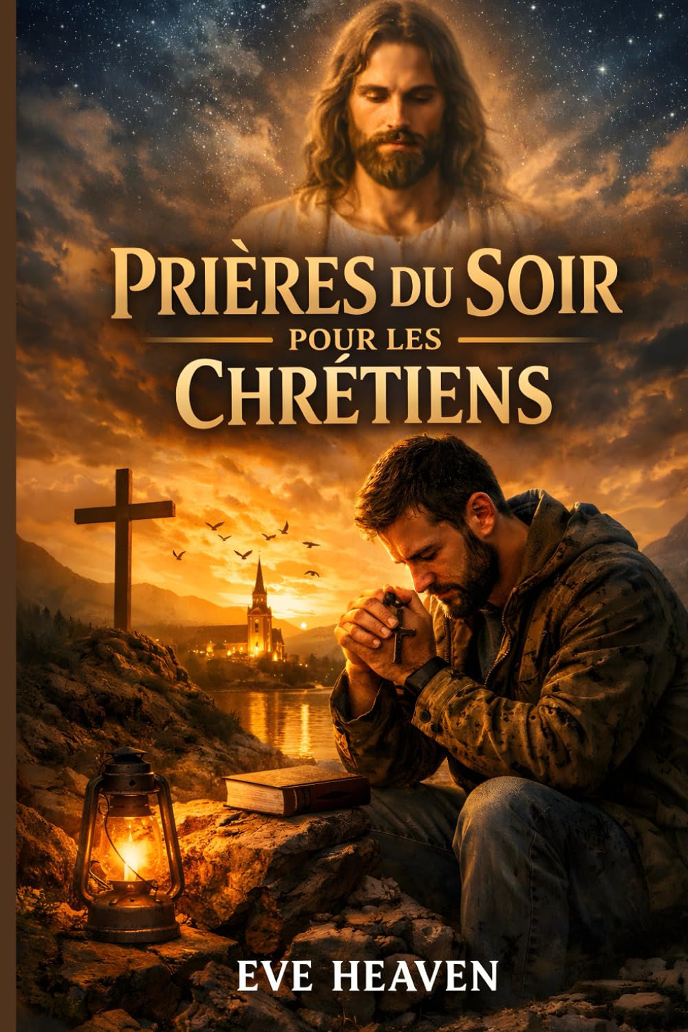 Prières du soir pour les chrétiens: 30 prières pour homme pour trouver la paix, la force et la protection de Dieu chaque soir