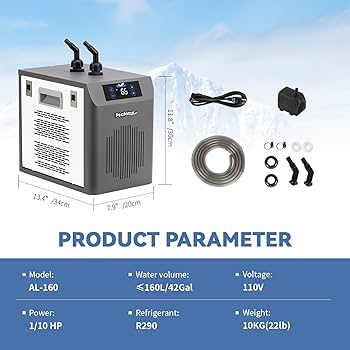 Amazon.com: [New Upgrade] Poafamx Aquarium Chiller, 42gal 1