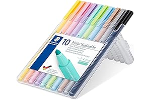 Staedtler Triplus Textsurfer Highlighters: Pastel Hues for Precise Illumination