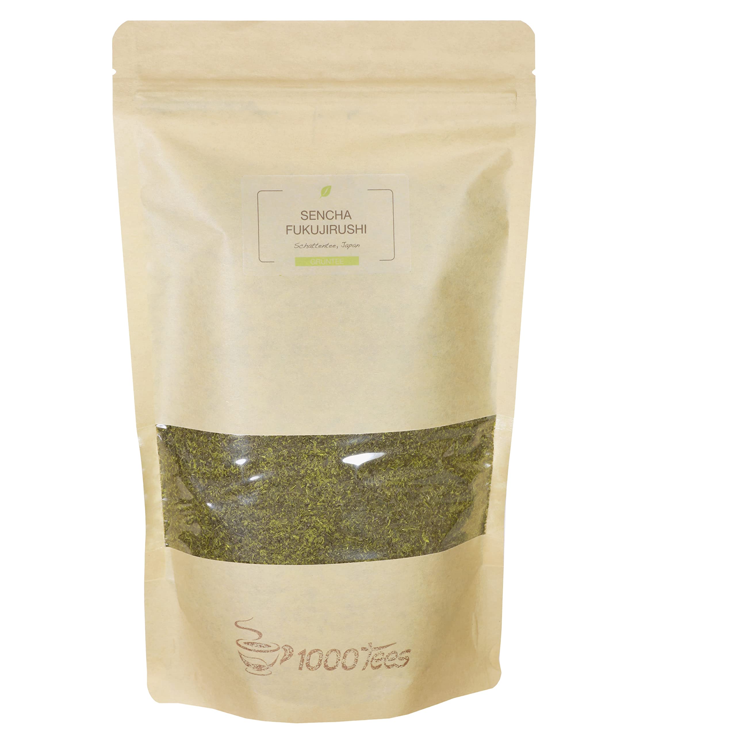 Grüntee Sencha Fukujirushi aus Japan, würzig, mild, grasig/nori, frisch abgefüllt