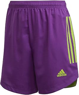 adidas Kid's Condivo 20 Shorts, glory purple/Team semi solar green, 128