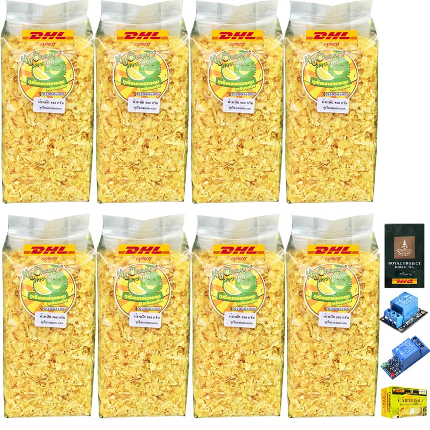 500g. My Chan Vegan Fried Durian Chip Delicious Small Piece Crispy Set 8 Pcs No0917891915 By Beautygoodshop [Get Free For You Beauty Gifts]