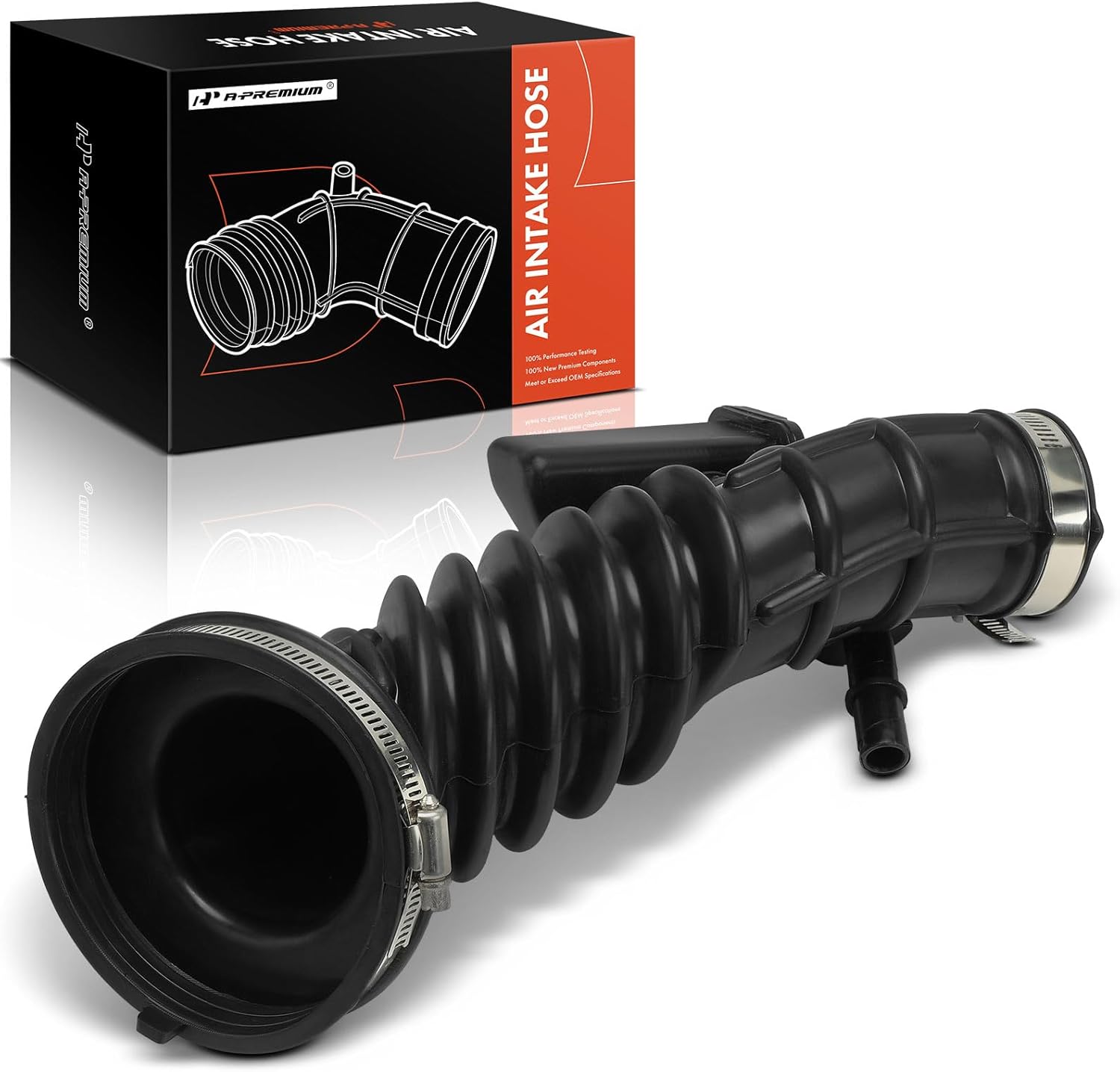 A-Premium Engine Air Clean Intake Tube Hose with Clamps Compatible with Chevrolet Malibu 2016-2023, 1.5L