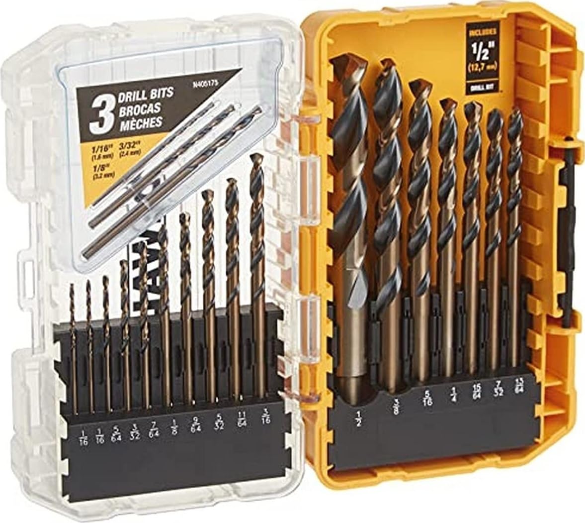 DeWALT Dw1177 Black-oxide 20 pièces en métal de forets