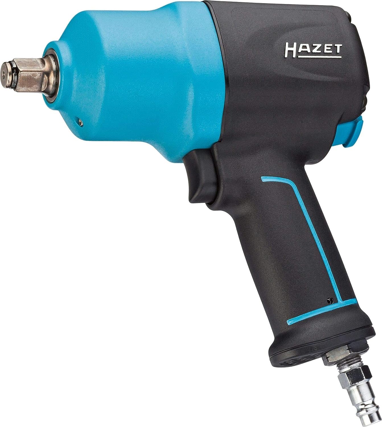 HAZET Visseuse à choc pneumatique 9012EL-SPC I Capacité de serrage max. couple de desserrage 1700 Nm, carré 12,5 mm (1/2 pouce) I faibles vibrations- Outil pour serrer et desserrer les vis'.