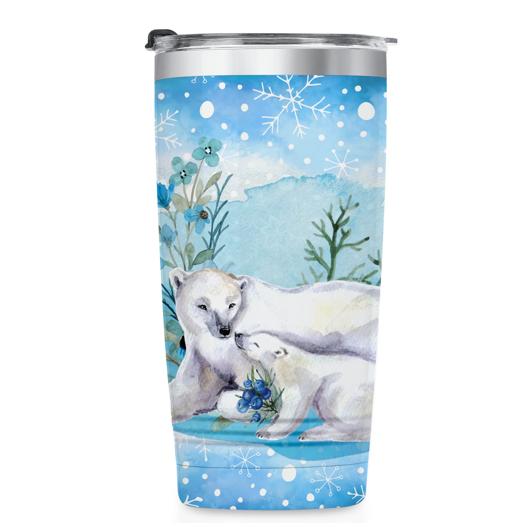 Polar Bear Gifts for Women, Polar Bear Lovers, Environment