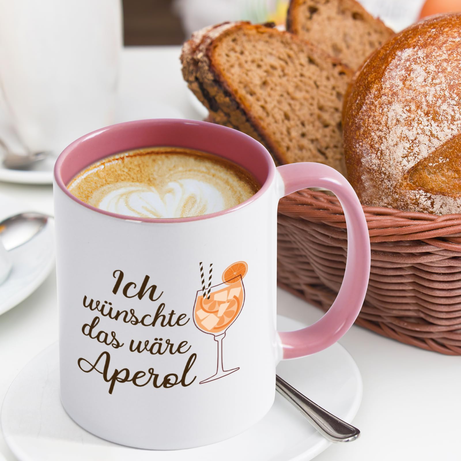 Tazza Divertente In Tedesco – Kaffee, Weil Es Für Aperol Zu Früh Ist – 330 Ml, Regalo Umoristico Per Donne E Colleghe