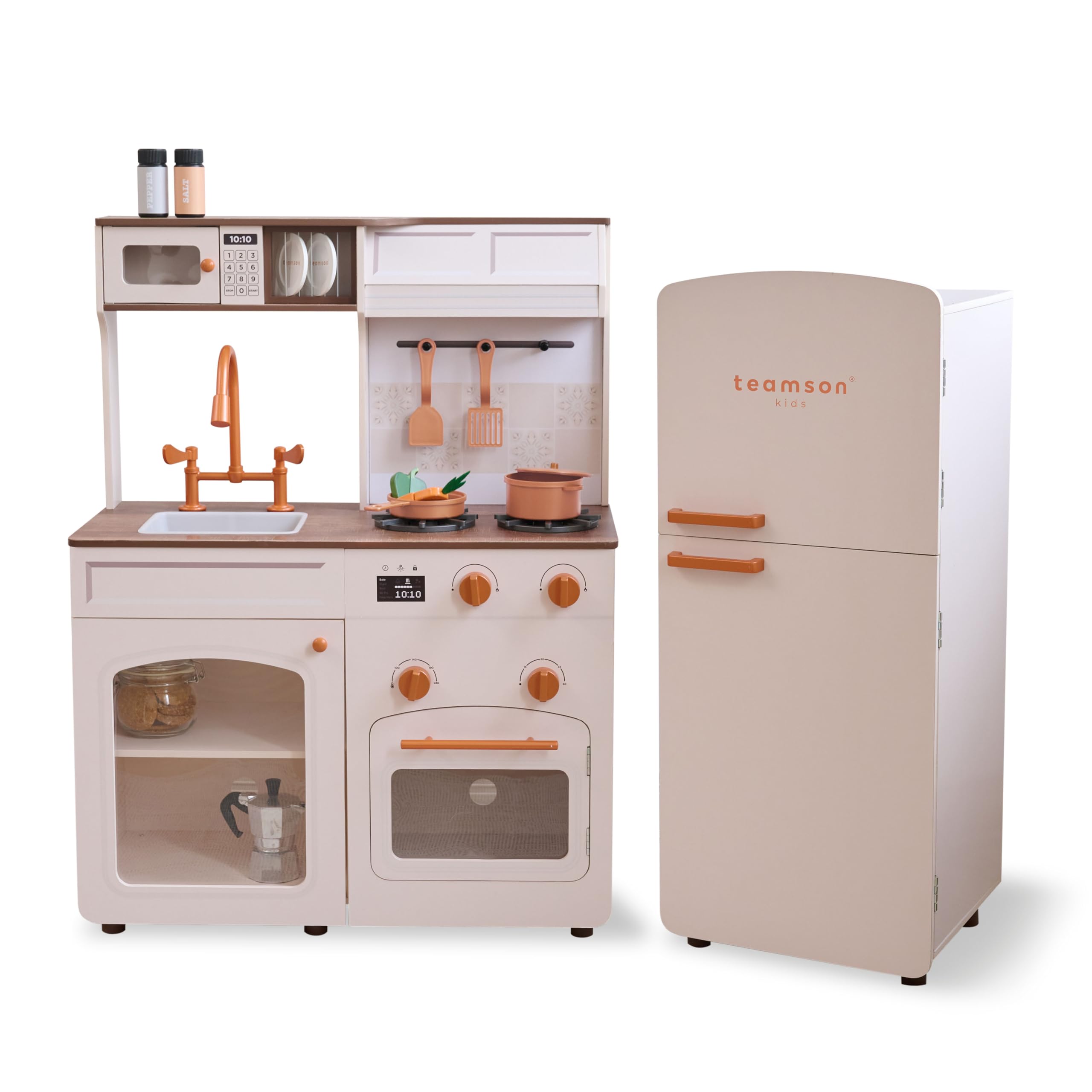 Amazon.com: Teamson Kids Little Chef Normandy Wooden Play Kitchen