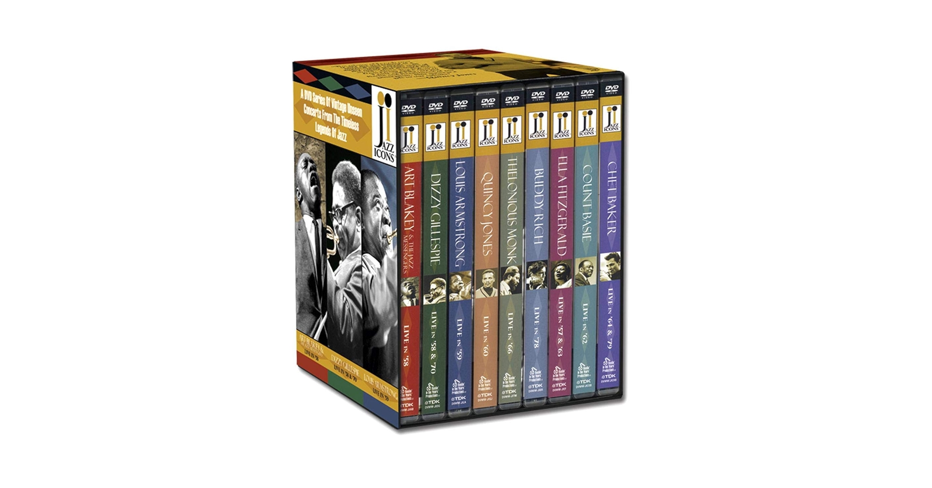 Amazon.com: Jazz Icons: Series 1 (Nine DVD Boxed Set) : Ella