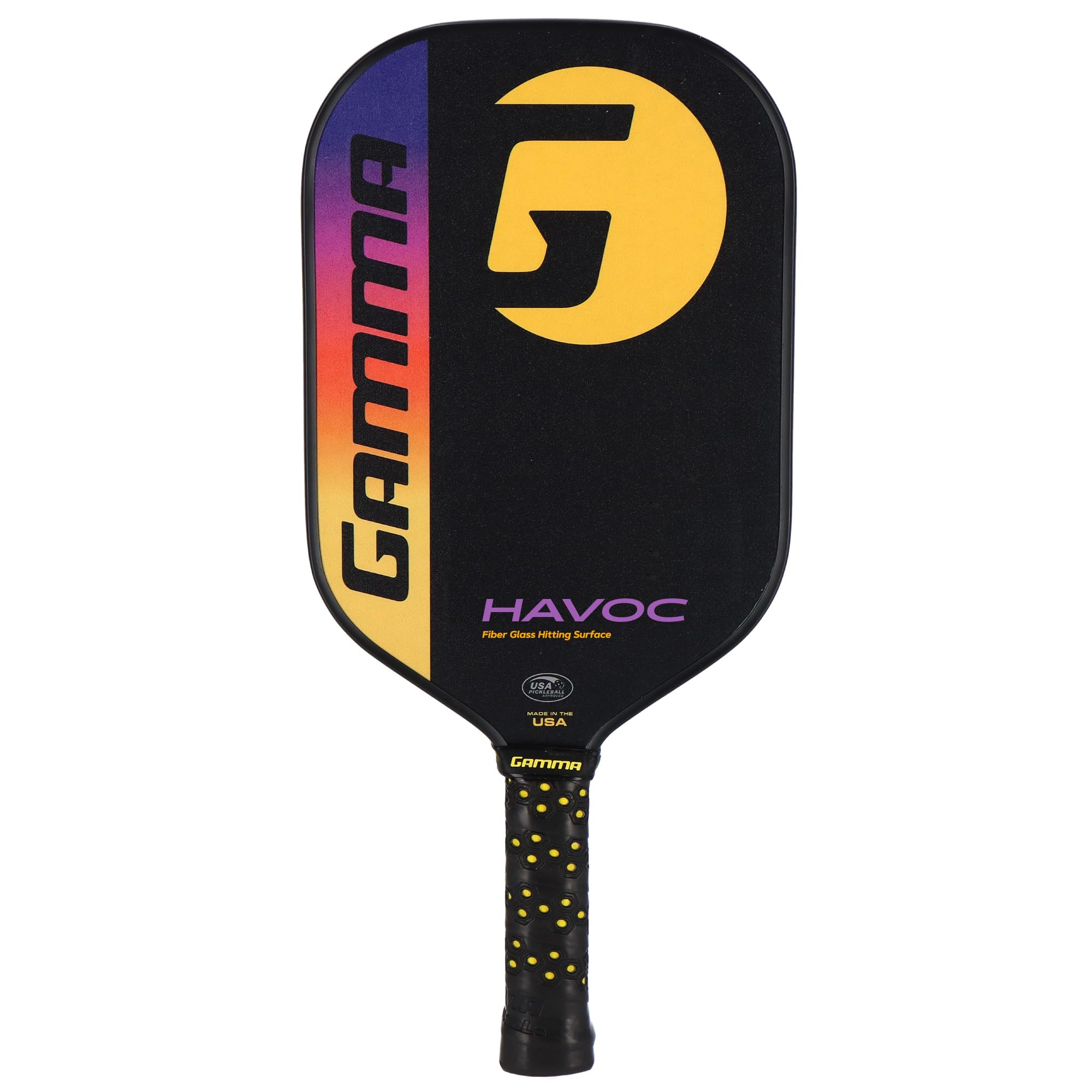 Gamma Made in The USA Pickleball Paddles, NeuCore & Sensa Polycore Technology, Textured Graphite, Honeycomb Grip, USAPA Approved, Additional Power &
