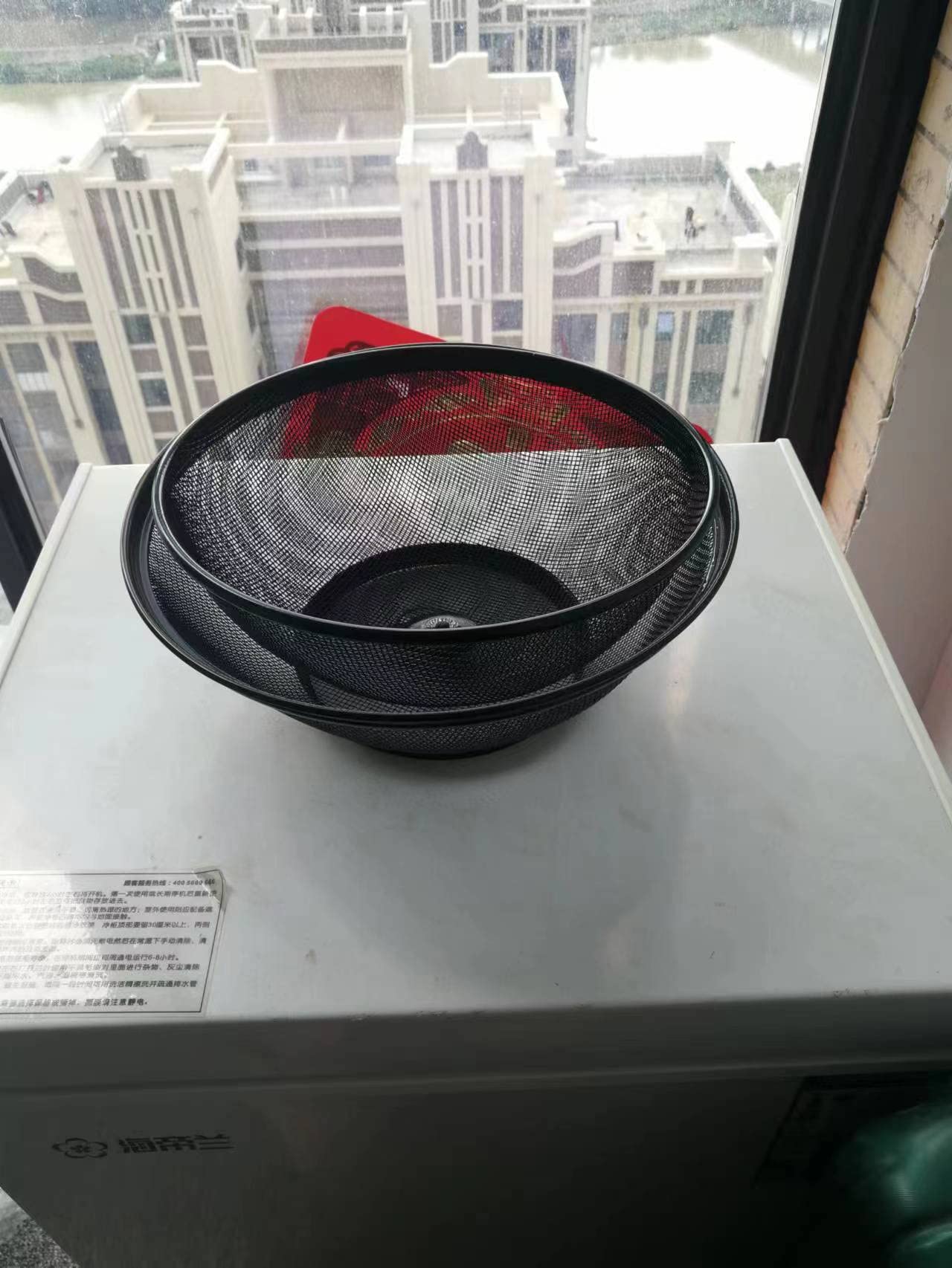 QWXOSR Fruit Bowls Vegetables Kitchen Storage with Lid Washable Storage Box for Dining Table